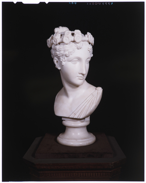 Head of a Dancer, 1820 (marble)