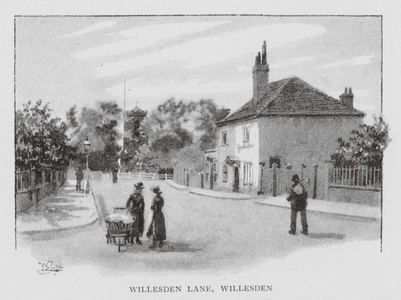 Willesden Lane, Willesden (litho)