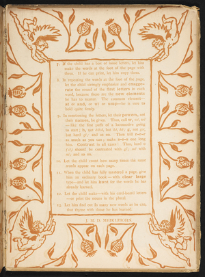 Text with a floral order. The Golden primer.