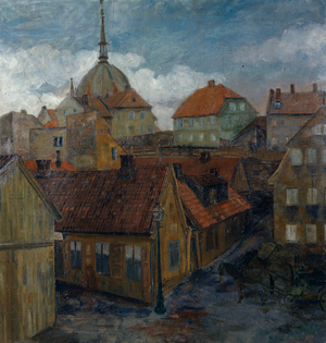 From Hammersborg, 1901 (oil on canvas)