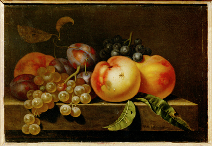 Peaches, prunes and grapes …