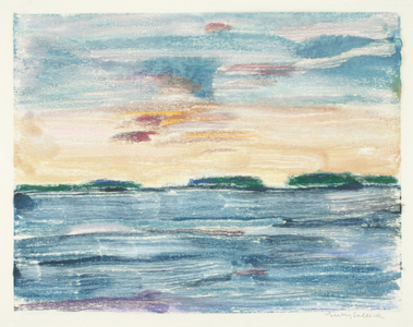 Islands, 1980 (monoprint)