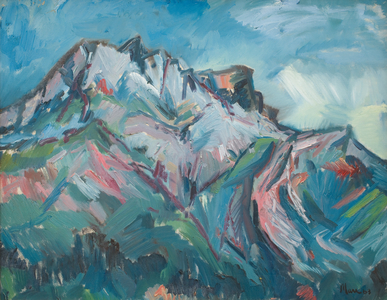 Mont St. Victoire (I), 1963 (oil on canvas)