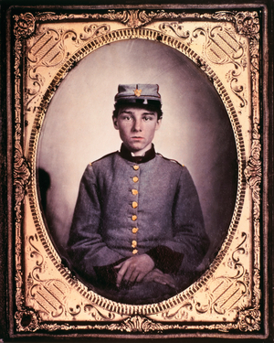 Private Edwin Francis Jemison, Confederate Soldier, 2nd Louisiana Regiment, C.S.A. Killed at Malvern Hill, 1862