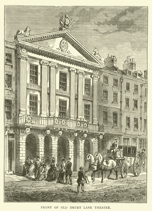 Front of Old Drury Lane Theatre (engraving)
