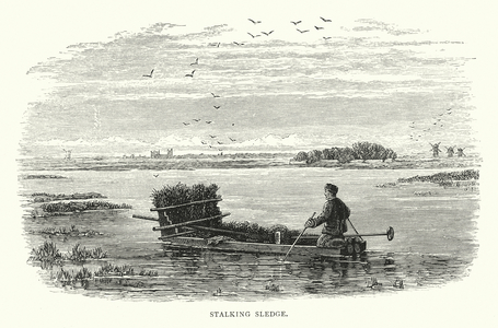 Stalking sledge (engraving)