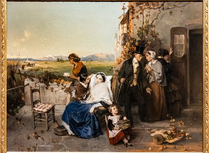 As Leaves fall, 1858 (oil on canvas)
