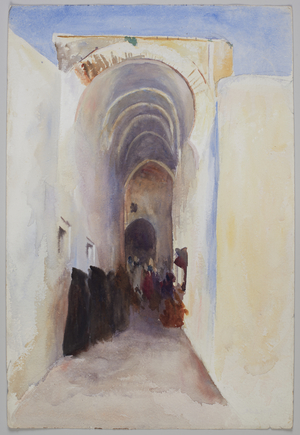 Sousse, 1902. Pencil and watercolor