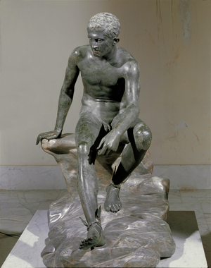 Resting Hermes (bronze)