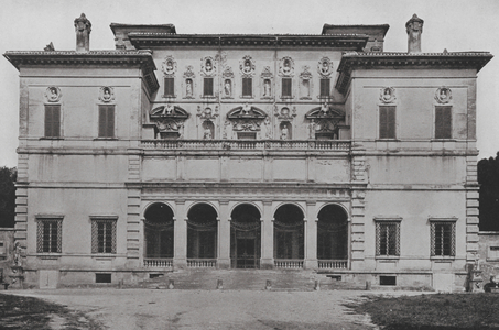 Villa Borghese, Rome (b/w photo)