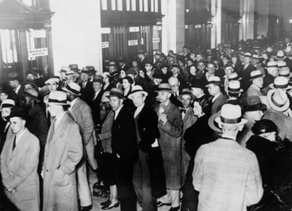 Great Depression, 1933 (b/w photo)