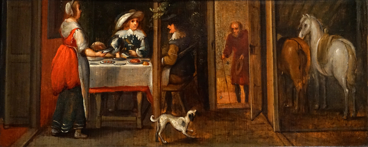 Cabinet with the story of the Prodigal Son