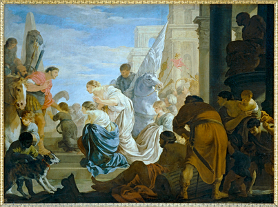 La Rencontre d' Antoine et de Cleopi¢tre ? - The meeting of Marc Anthony and Cleopatre? …