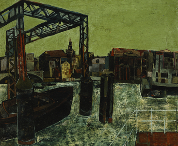 City from Bankside, 1946 (oil on canvas)