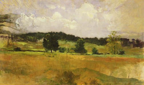 Landscape Study, c.1900 (oil on canvas)