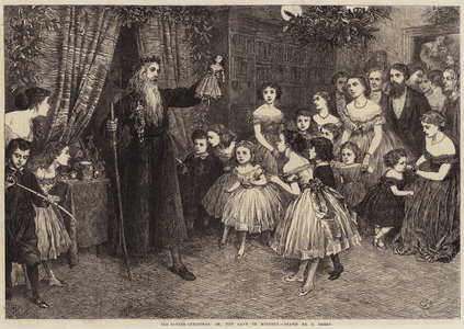 Old Father Christmas; or, The Cave of Mystery (engraving)