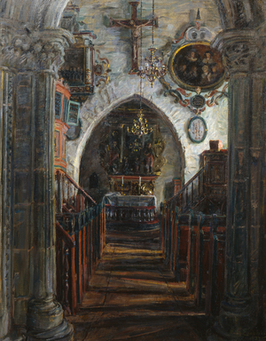 Interior, Dale church, Luster