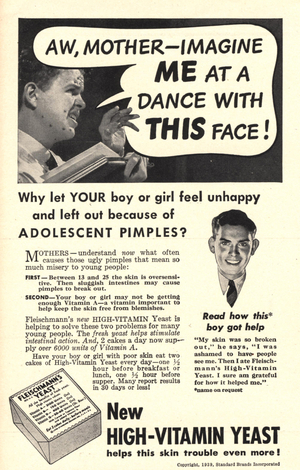 Spot Prevention Fleischmann's Magazine, advert, USA, 1930s
