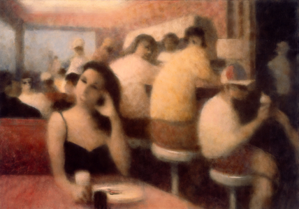 Adams s Diner, 1999 (oil painting)
