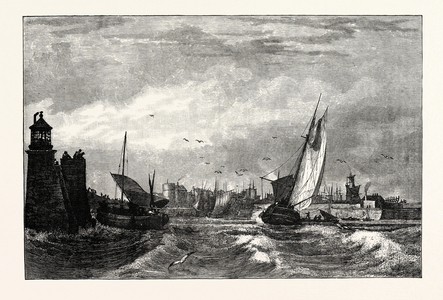 Edinburgh: Entrance to Leith Harbour 1826