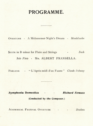 Richard Strauss Symphonia Domestica