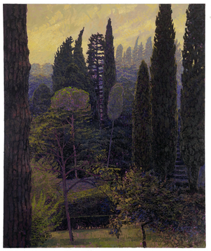 Florentine garden, 2015 (oil on linen)