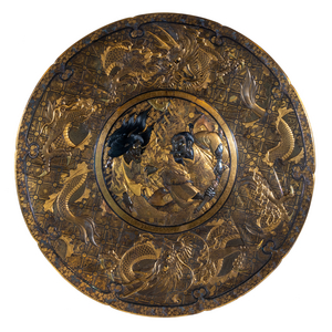 Dish, 1900 (metal, iron, gold, silver, copper)