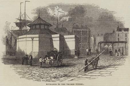 Entrance to the Thames Tunnel (engraving)