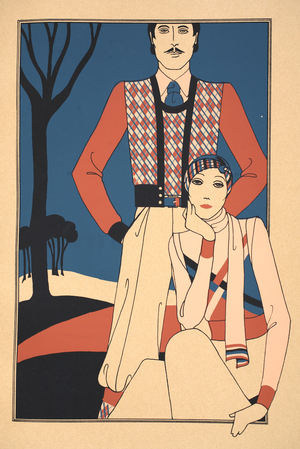 Golf wear (pochoir print)
