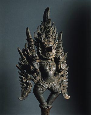 THAI ART: Garuda (Chariot fitting). Lopburi style., 12th-13th century (bronze)