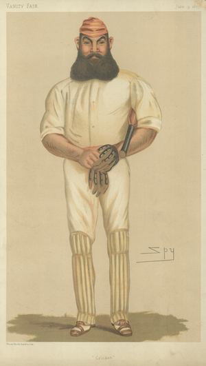 Mr William Gilbert Grace (colour litho)