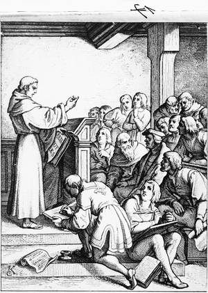 Luther and his students