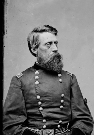 Jefferson Columbus Davis (1828-1879) american officer, confederate general during Civil War, politician, c. 1860