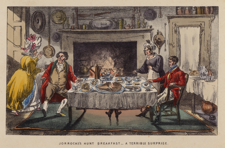 Illustration for Jorrocks Jaunts and Jollities (colour litho)