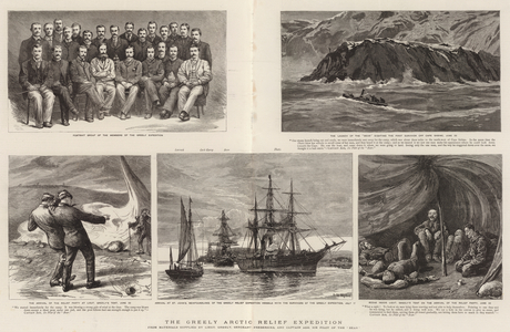 The Greely Arctic Relief Expedition (engraving)