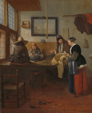 The Tailor’s Workshop, 1661 (oil on panel)