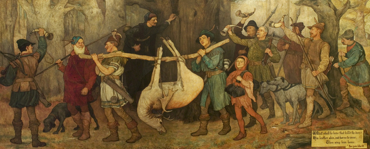 'As You Like It', Act IV, Scene 2, 1907 (oil on canvas)
