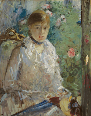 Young woman sitting in front of a window, called Summer, 1879 (oil on canvas)