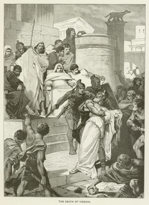 The death of Virginia (engraving)
