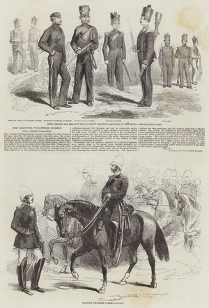 The Calcutta Volunteer Guards (engraving)