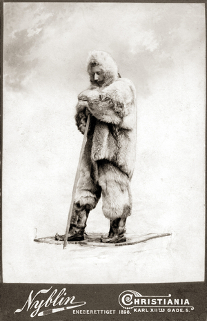 Roald Amundsen, 1906 (b/w photo)