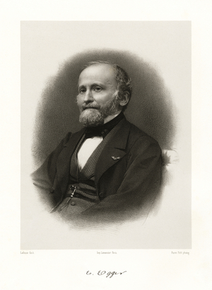 Émile Egger, 1865-66 (litho)