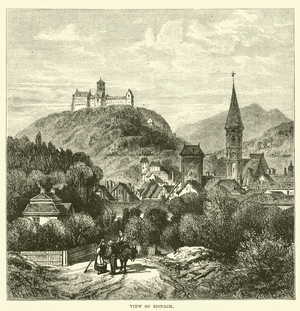 View of Eisnach (engraving)