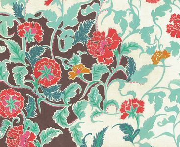 Carnation Stitch Design (gouache)