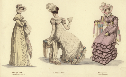 Miroir de la Mode fashions (colour litho)