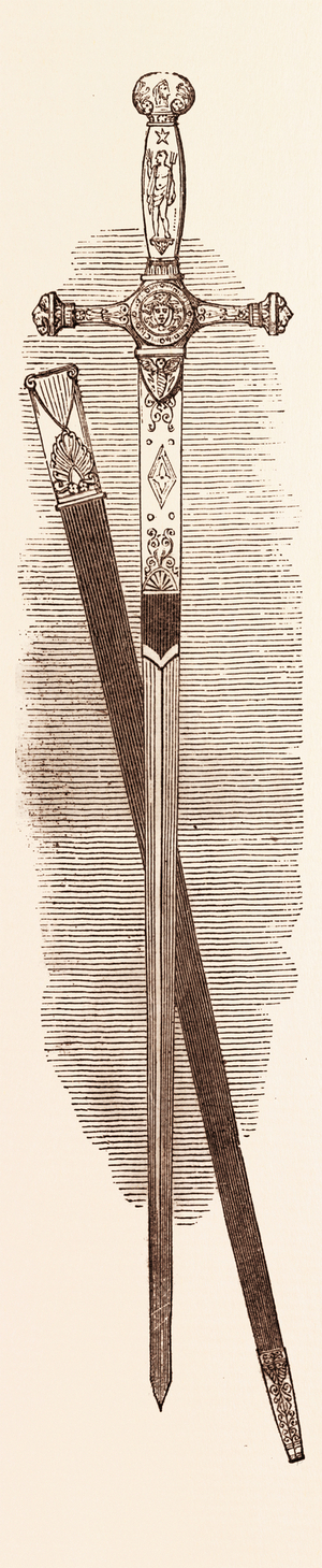 Sword of the Emperor Napoleon, at Windsor Castle, UK