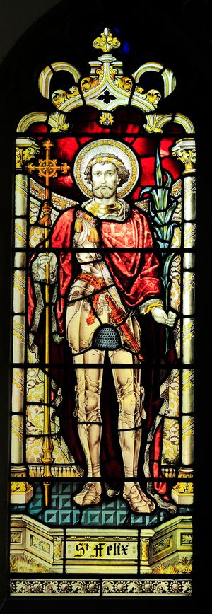 St. Felix, by Heaton, Butler & Bayne, late 19th century (stained glass)