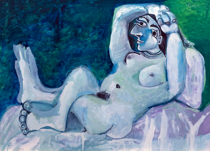 Large nude, 1964 (oil on canvas)