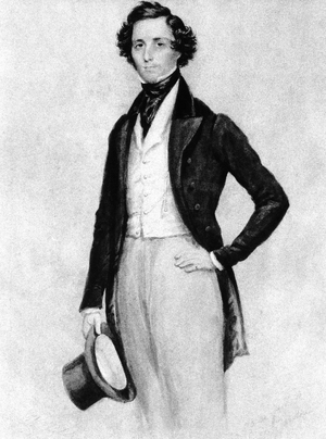 Portrait of Felix Mendelssohn-Bartholdy