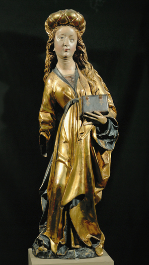 Saint Catherine of Alexandria, holding a book